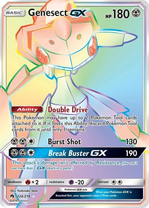 Genesect GX Card Front