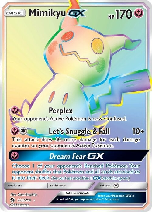 Mimikyu GX Card Front
