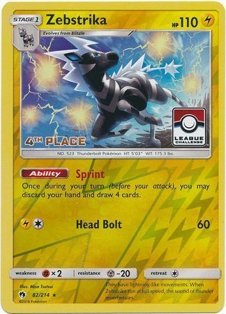 Zebstrika [Sprint | Head Bolt] Card Front