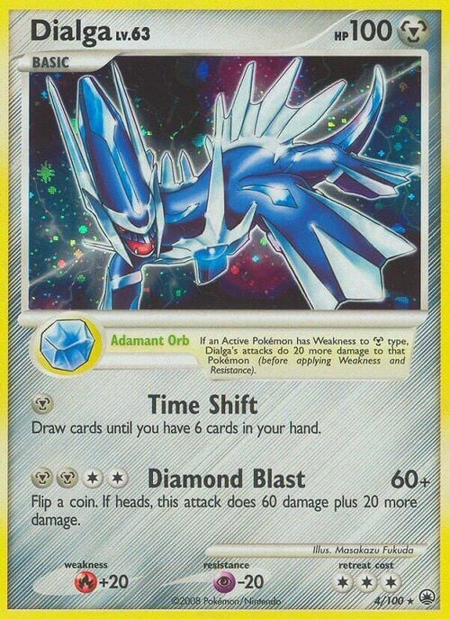Dialga Lv.63 [Adamant Orb | Time Shift | Diamond Blast] Card Front