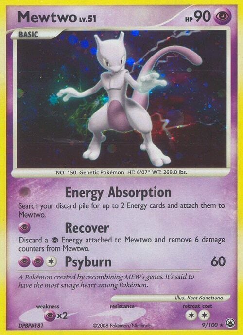Mewtwo Lv.51 Card Front