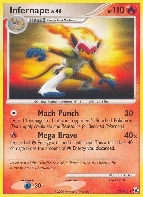 Infernape Lv.46 Card Front