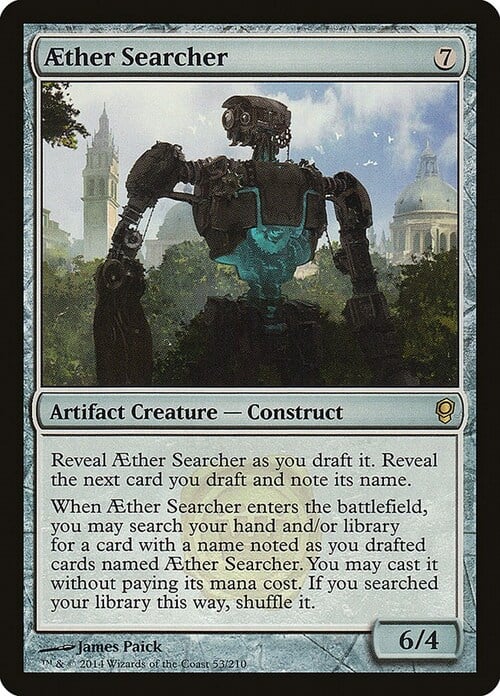Aether Searcher Card Front
