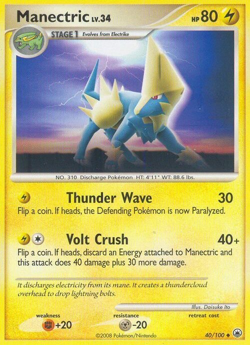 Manectric Lv.34 Card Front