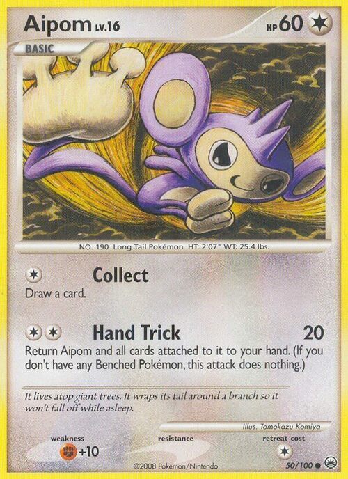 Aipom Lv.16 Card Front