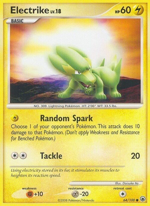 Electrike Lv.18 Card Front