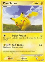 Pikachu Lv.12 [Quick Attack | Volt Tackle]