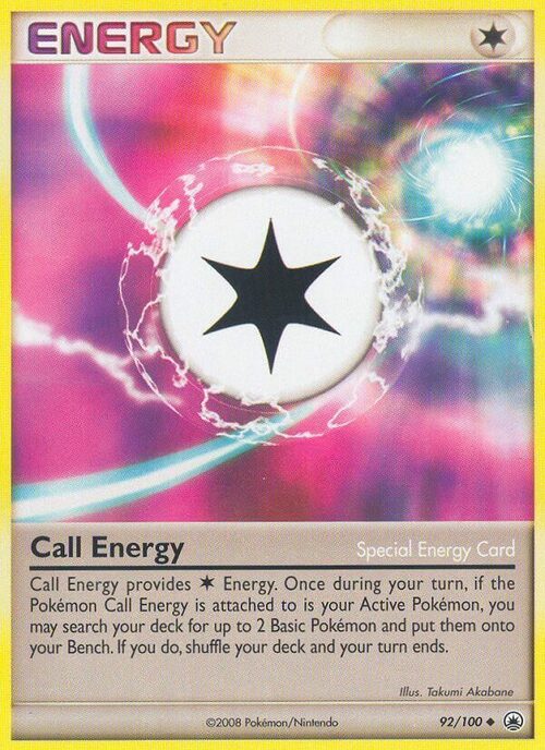 Call Energy Card Front