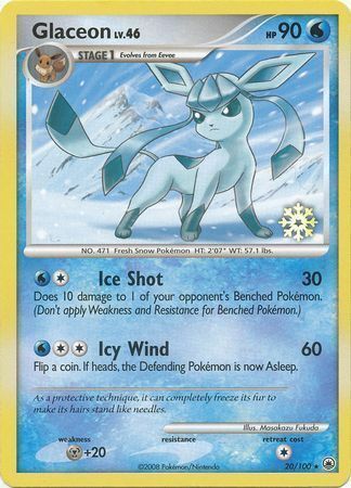 Glaceon Lv.46 Card Front