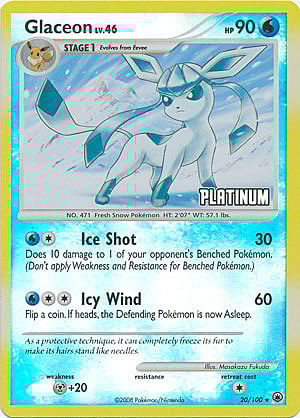Glaceon Lv46 Card Front
