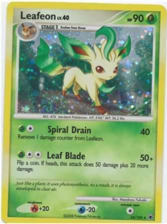 Leafeon - Reverse Holo Card Front