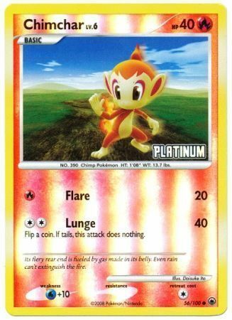 Chimchar - Reverse Holo Card Front