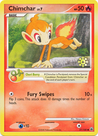 Chimchar Card Front