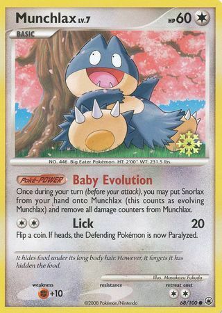 Munchlax Lv.7 Card Front