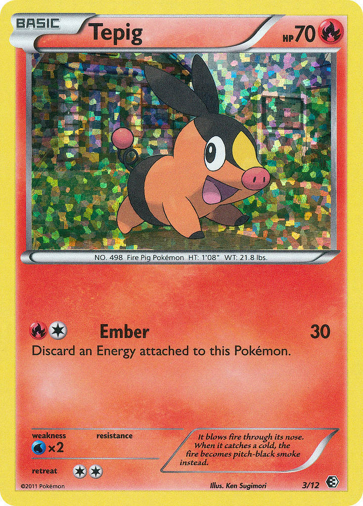 tepig pokemon card holographic [M2a] 024/193Fire Energy Holo The item may be similar but not exactly the same as the image (e.g Pokemon TCG - Tepig Black