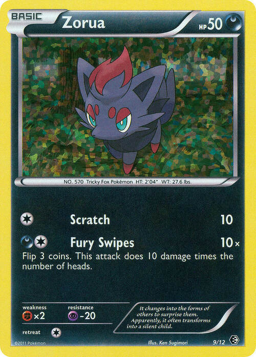 Zorua [Scratch | Fury Swipes] Card Front