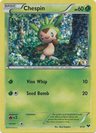 Chespin Card Front