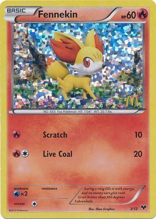 fennekin pokemon card price Fennekin Common Card Type 2013 Fennekin 8/39 Pokemon Holo