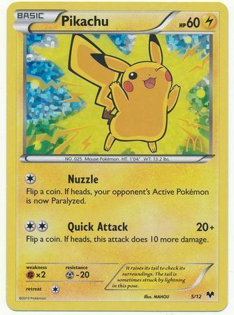Pikachu δ Card Front