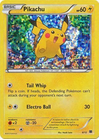 Pikachu [Tail Whip | Electro Ball] Card Front
