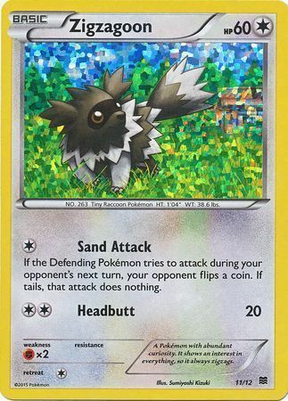 Zigzagoon [Sand Attack | Headbutt] Card Front
