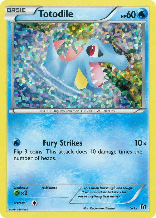 Totodile Card Front