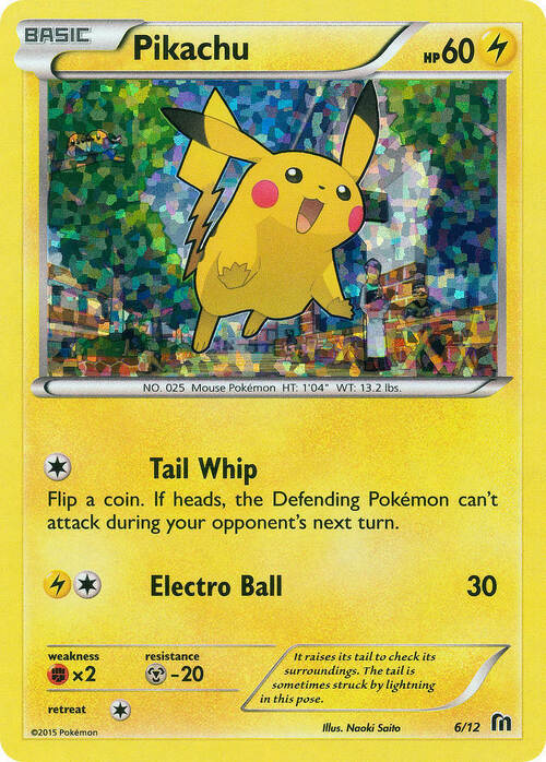 Pikachu Card Front