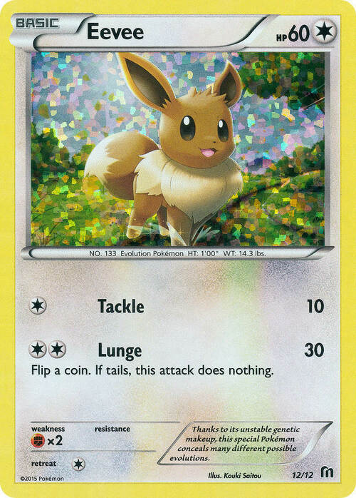 Eevee [Tackle | Lunge] Card Front