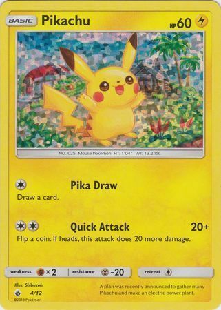 Pikachu [Pika Draw | Quick Attack] Frente