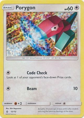 Porygon [Code Check | Beam] Card Front
