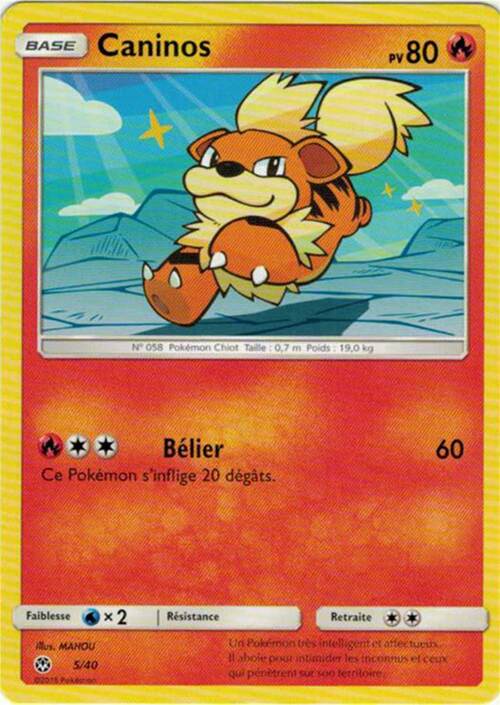 Growlithe Card Front