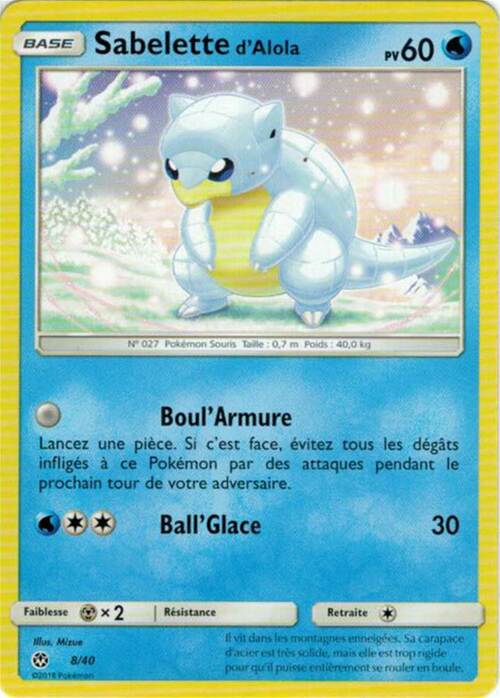 Alolan Sandshrew Card Front
