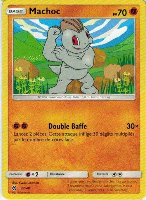 Machop Card Front