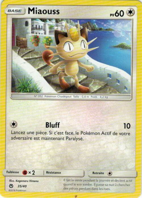 Meowth [Fake Out] Card Front