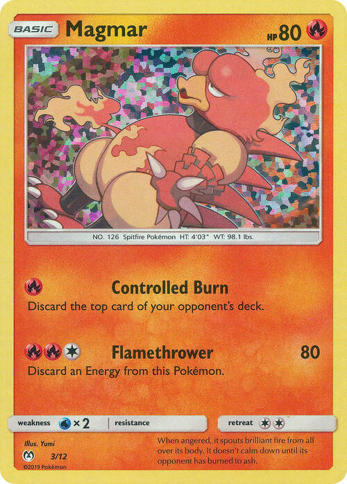 Magmar Card Front
