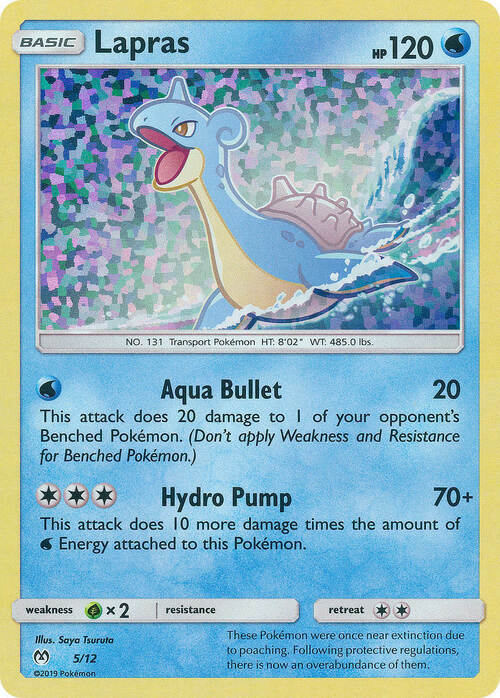 Lapras [Aqua Bullet | Hydro Pump] Card Front