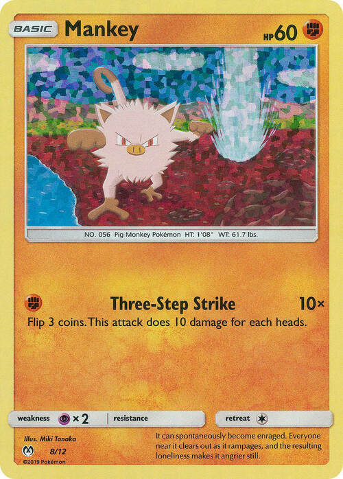 Mankey [Three-Step Strike] Card Front
