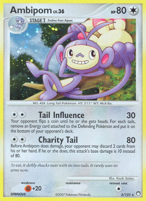 Ambipom Lv.36 Card Front