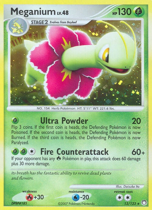 Meganium Lv.48 Card Front