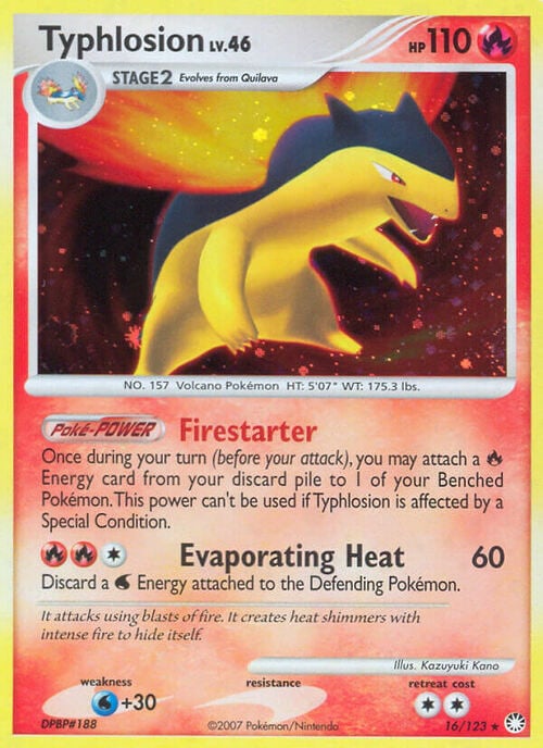 Typhlosion Lv.46 Card Front