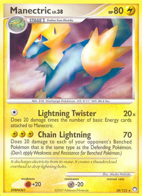 Manectric Lv.38 Card Front