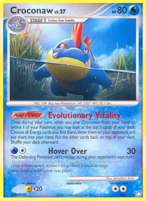 Croconaw Lv.27 Card Front