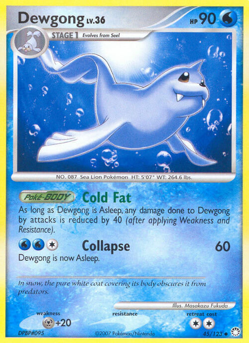Dewgong Lv.36 Card Front