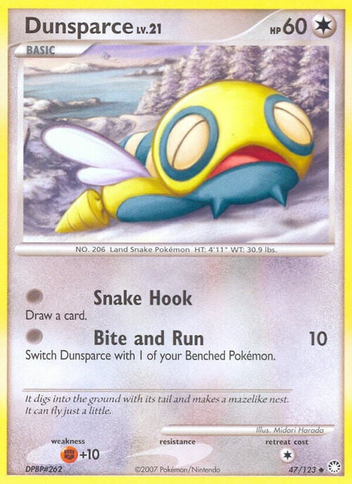 Dunsparce Lv.21 Card Front