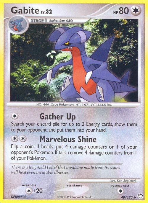Gabite Lv.32 Card Front