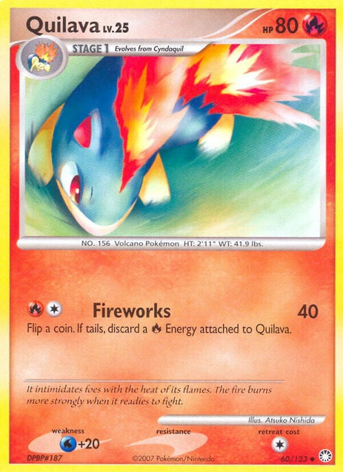 Quilava Lv.25 Card Front