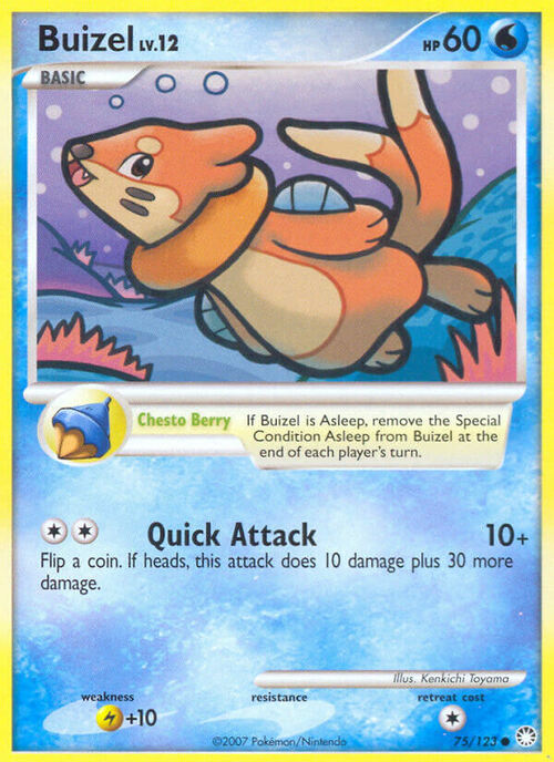 Buizel Lv.12 Card Front