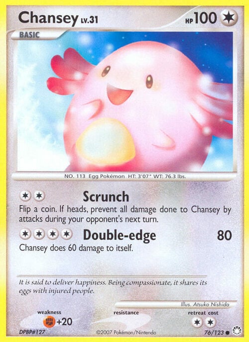 Chansey Lv.31 Card Front