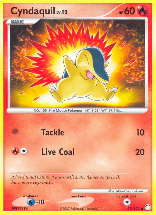 Cyndaquil Lv.12 Card Front