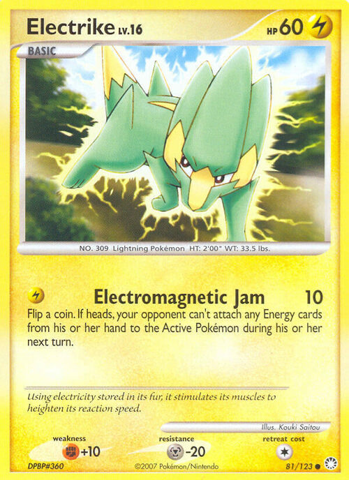 Electrike Lv.16 Card Front